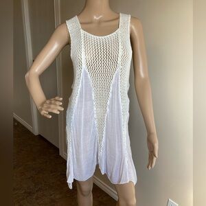 Rima Woven Sheer HI Low Dress, Top, Coverup